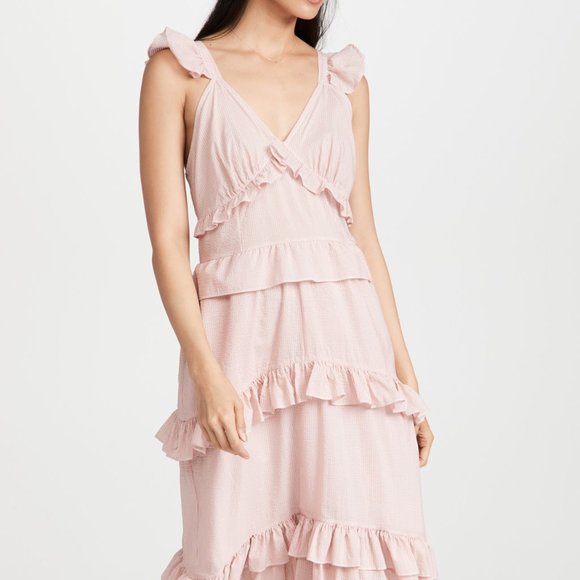 MISA | Morrison Maxi Dress Pink - Picture 1 of 6